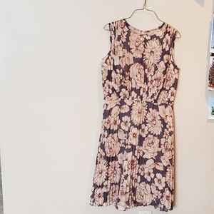 Pleated flower dress
